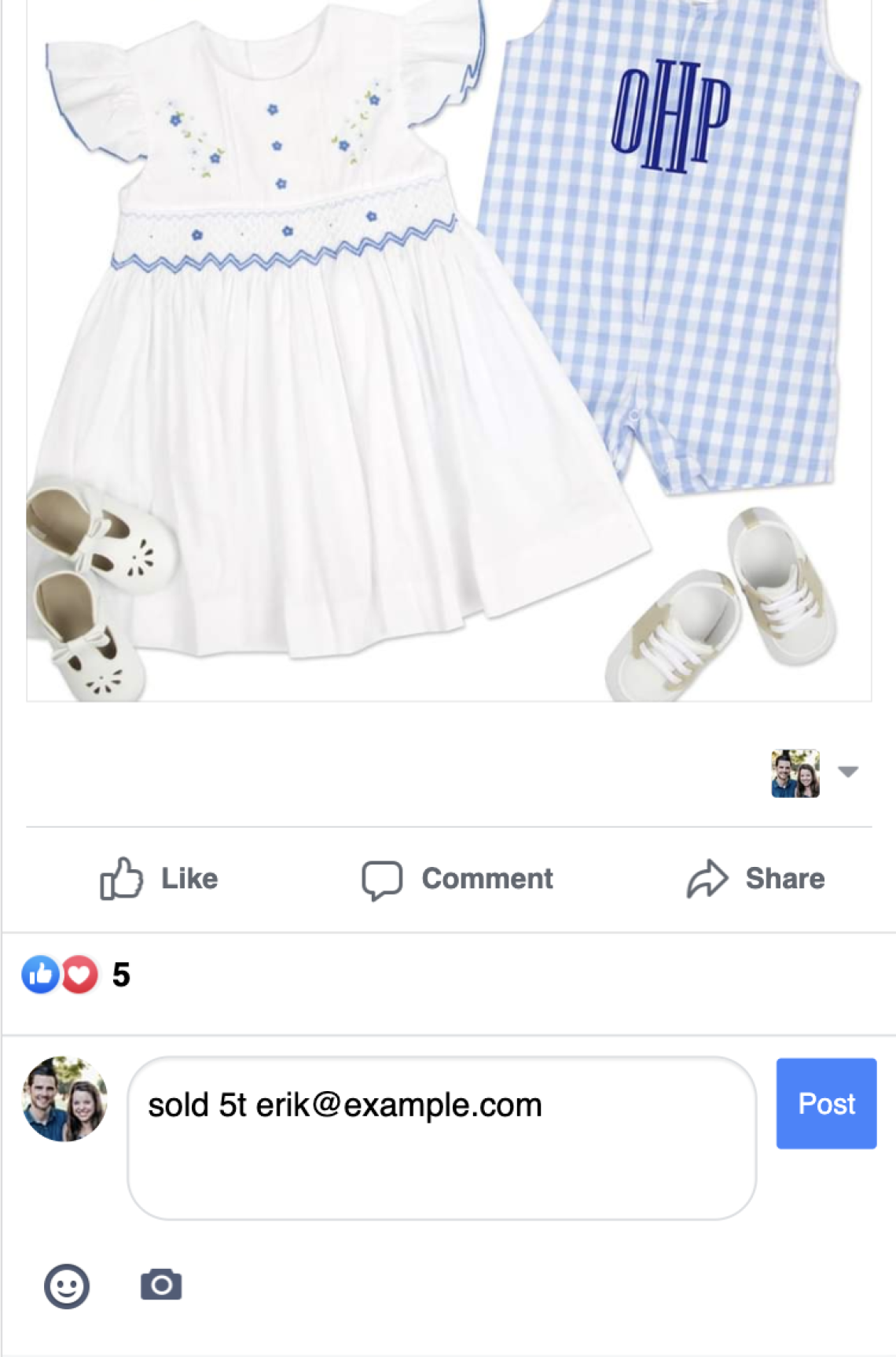 Facebook Comment Selling