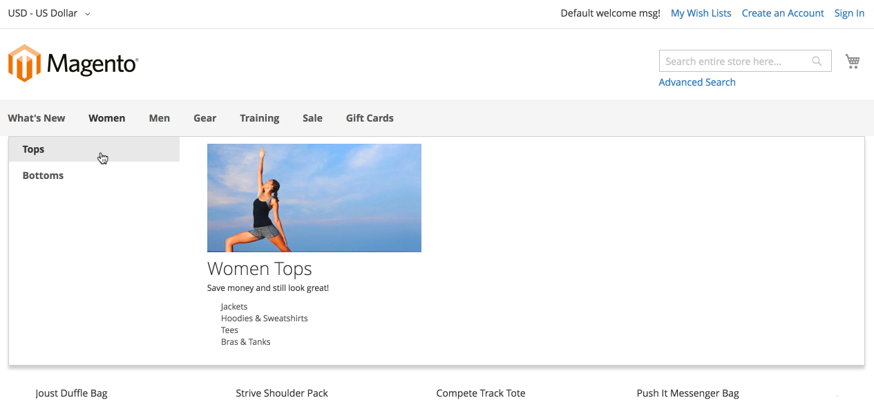 CMS Content Hybrid example